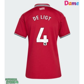 Manchester United Matthijs de Ligt #4 Replika Hjemmebanetrøje Dame 2026-27 Kortærmet